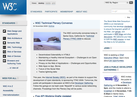 w3c site